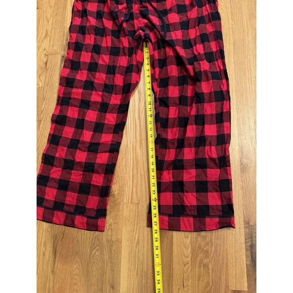 Men's Big & Tall Size 2XL Red Buffalo Check Flannel Pajama Set - Wondershop™ NEW - Picture 2 of 16